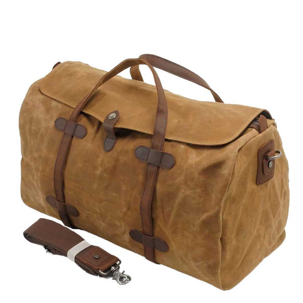 Waxed Canvas Duffle Bag Waterproof For Travel